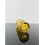 Pressed Glass Vase with Organic Shape
