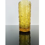Pressed Glass Vase with Organic Shape