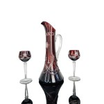 Czech Crystal Glass Vase - Hand-Cut Bohemian Crystal