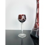 Czech Crystal Glass Vase - Hand-Cut Bohemian Crystal