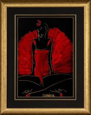 Joanna Sarapata, Ballerina in Red, 2025