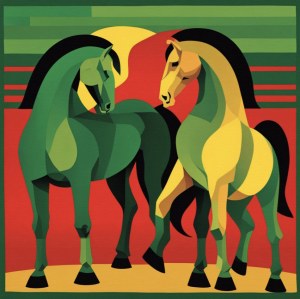 Three Art Group, Horse duo V, 2025