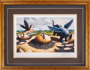 Rafal Olbinski, Biology Lesson I of XX, 2025
