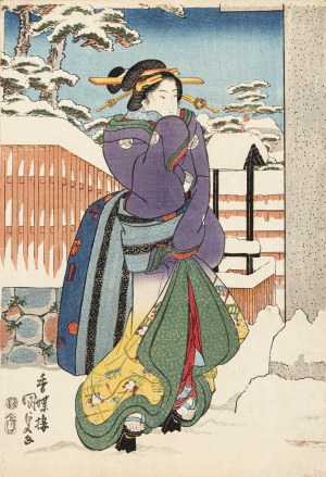 Utagawa Kunisada (1786-1865), Among the Snows, before 1841