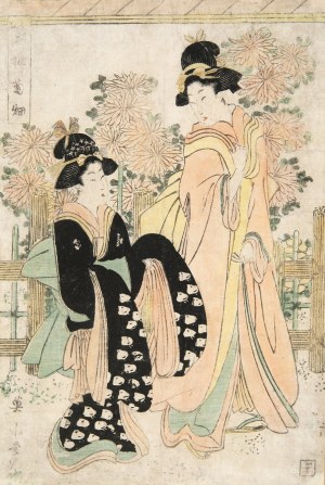 Kikugawa Eizan (1787-1867), Women in the Garden, early 19th century