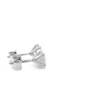 18K WHITE GOLD EARRINGS WITH DIAMONDS FOR 2.10 CT