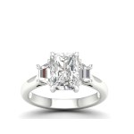 GOLD RING WITH CENTRAL LABGROWN DIAMOND - 468 LG