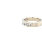 WHITE GOLD RING - 6.48 GR WITH NATURAL DIAMONDS - DH-R974