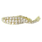 18K GOLD TENNIS BRACELET 4.55 GR