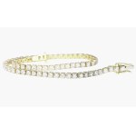 18K GOLD TENNIS BRACELET 4.55 GR