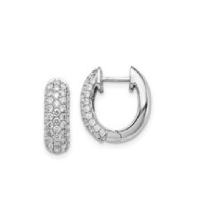 1.58 CT NATURAL DIAMOND EARRINGS IN GOLD - 840 NAT 18K