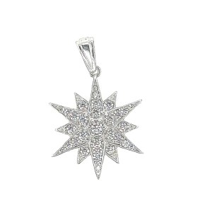 GOLD PENDANT WITH ZIRCON PENDANT - Z30505