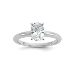 3.14 GR GOLD RING WITH LAB GROWN DIAMOND - 446 18K LG
