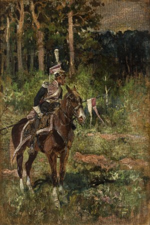 Stanislaw Studencki (1900 - 1944), Lancer of the Duchy of Warsaw, 1927