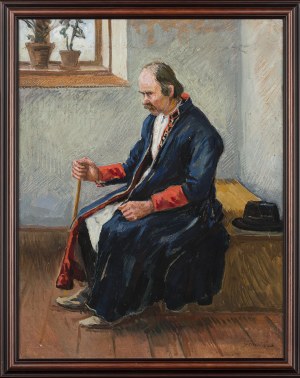 Jozef Pieniazek (1888-1953), Old suburban Sambor, 1920s.