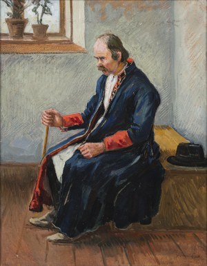 Jozef Pieniazek (1888-1953), Old suburban Sambor, 1920s.