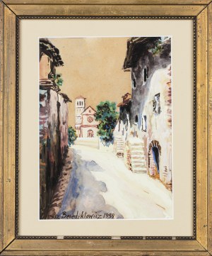 Janusz Benedyktowicz (1918-2001), Basilica of St. Francis in Assisi, 1939.