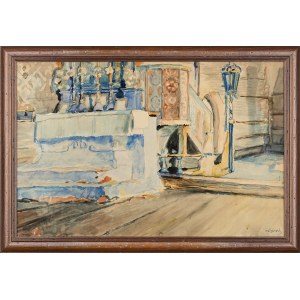 Władysław Jarocki, Wnętrze drewnianego kościoła