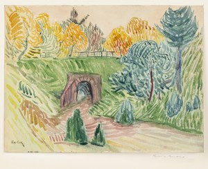 Emil Krcha (1894-1972), Landscape from Pomerania