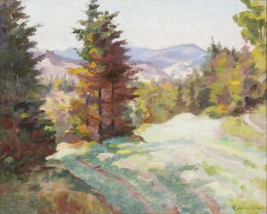 Kazimierz Borowski (1877-1966), Forest glade, 1929