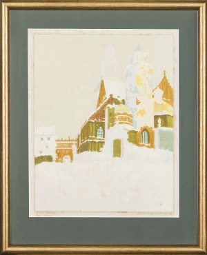 Wladyslaw Bielecki (1896-1943), Wawel. Cathedral, 1928