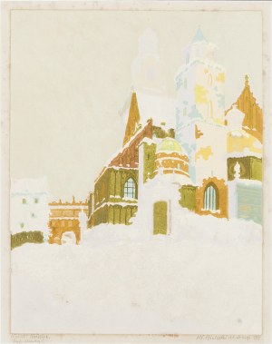 Wladyslaw Bielecki (1896-1943), Wawel. Cathedral, 1928