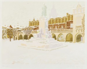Władysław Bielecki (1896-1943), Monument to Adam Mickiewicz in Kraków, 1924