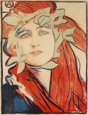 Teodor Axentowicz (1859 - 1938), Poster of the Second Exhibition of the Society of Polish Artists 