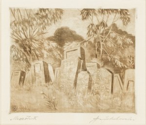 Stanislaw Jakubowski (1885-1964), Jewish graves [matzevot].