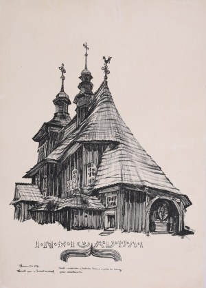 Jan Gumowski (1883-1946), Church in Smardzewice, 1917
