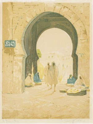 Alexander Lashenko (1883-1944), Gate in Sidi Bel Abbas, 1933