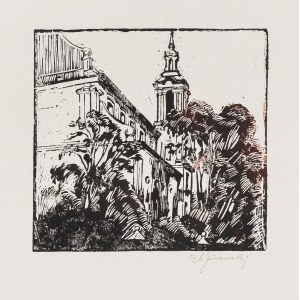 Stanisław Żurawski (1889-1976), Kościół Paulinów na Skałce od strony Wisły