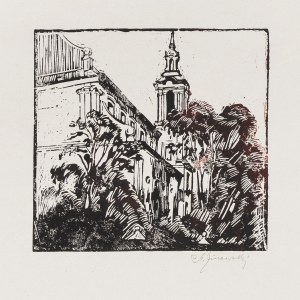 Stanislaw Zurawski (1889-1976), Pauline Church on Skalka from the side of the Vistula River