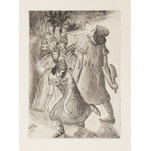 Stefan Mrożewski (1894-1975), Ilustracja do opowiadania Henryka Sienkiewicza Co się wydarzyło w Sydonie, 1931