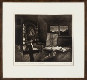 Tadeusz Jackowski (b. 1936), Still life at dusk, 1977