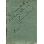 WIERZYŃSKI Kazimierz - Wróble na dachu [first edition 1921] [AUTOGRAPH AND DEDICATION FOR EDWARD KOZIKOWSKI].