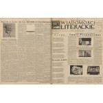 Notizie letterarie [annuali 1928-1929] [Czapski, Stern, Adler, Berlewi, Tuwim].