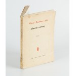 BIAŁOSZEWSKI Miron - Revolutions of Things. Poems [DEBIUT] [First edition 1956] [AUTOGRAPH AND DEDICATION].