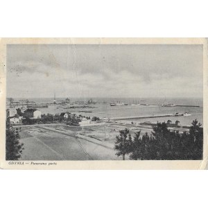 [Postcard] Gdynia. Panorama of the port [1932].