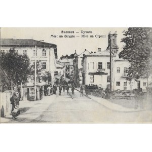 [Postcard] Buczacz. Bridge on the Strypa River