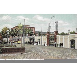 [pocztówka] Łódź. Wjazd do Helenowa