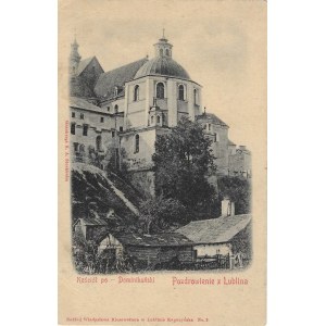 [Postcard] Lublin. Greeting from Lublin. Podominikański church