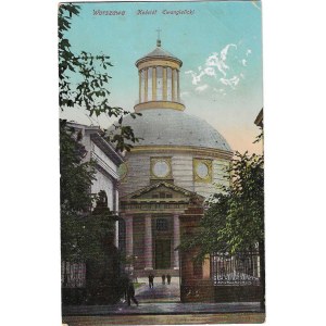 [Postkarte] Warschau. Evangelische Kirche