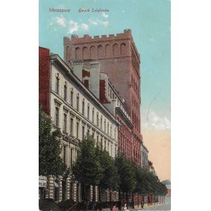 [Postkarte] Warschau. Telefongebäude