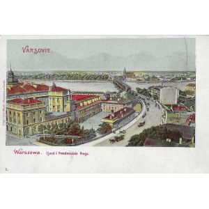 [Postkarte] Warschau. Wiedervereinigung und der Vorort Praga