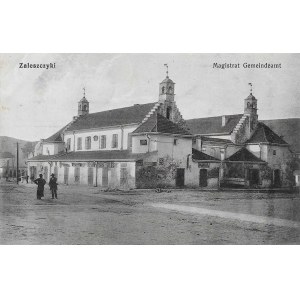 [Postcard] Zaleszczyki. Magistrat Gemeindeamt