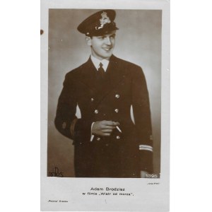 [Postcard] Adam Brodzisz in the film Wiatr od morza [after 1930].