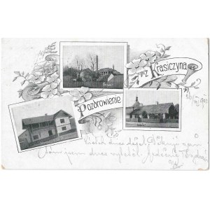[Postcard] Krasiczyn. Greeting from Krasiczyn [1902].