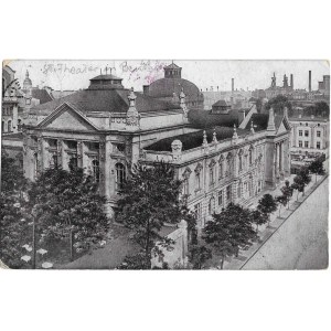 [Postcard] Bytom (Beuthen). Municipal theater (Stadttheater)