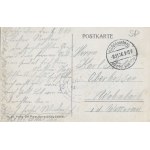 [Postkarte] Griechisch-katholische Gemeinde in Ostgalizien (Griechisch kath. Geistlicher Inmitten seiner Gemeinde in Ostgalizien) [1916].